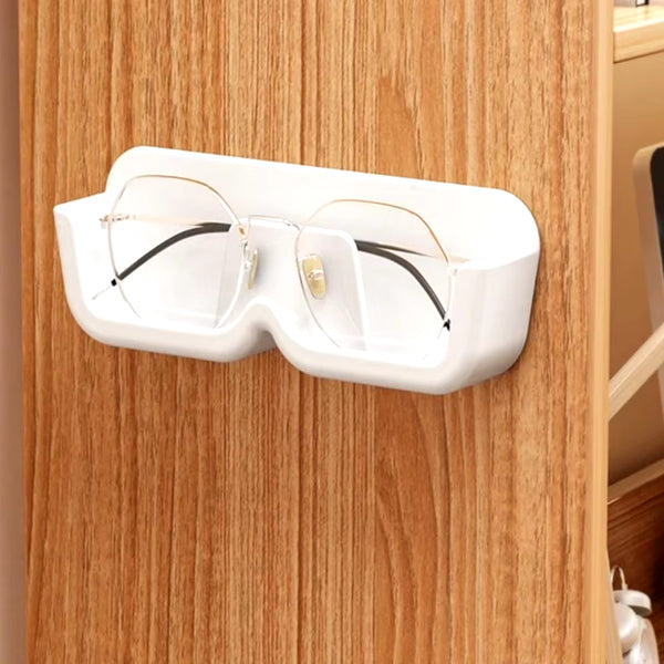 Punch-Free Glasses Storage Rack Wall Mounted Sun-Glasses Display Holder Wardrobe Decoration Storage Box Sunglass Organizer