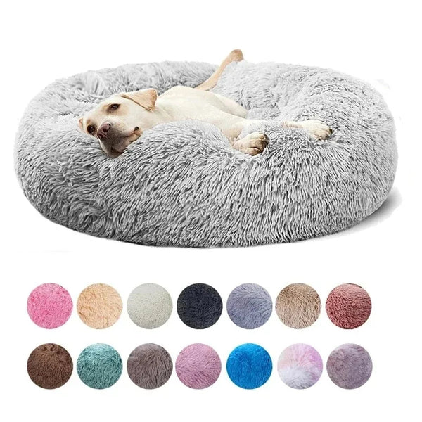 Fluffy Dog Bed For Large Round Dog 40-90cm