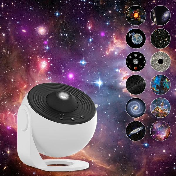 Night Light Galaxy Projector 360° Rotate With Planetarium Lamp